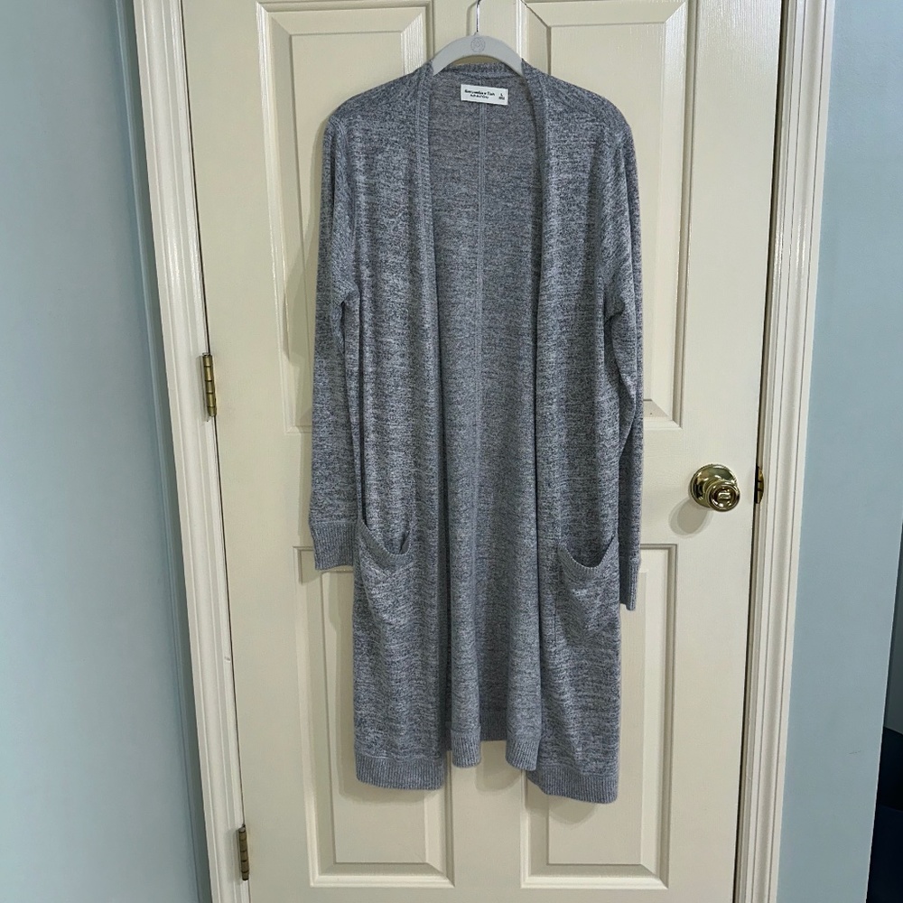 Abercrombie & Fitch Open Duster Cardigan